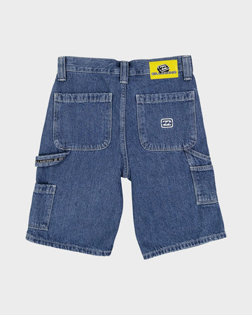Billabong Boys Bad Dog Denim Short - Ocean Wash